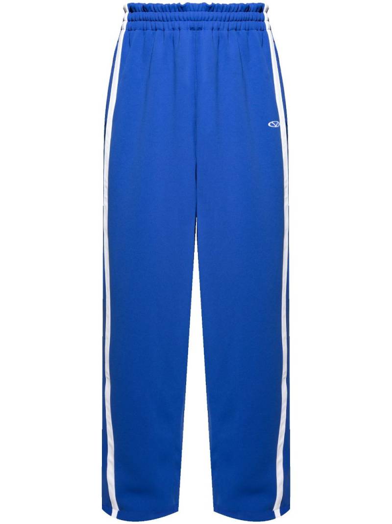 VETEMENTS striped track pants - Blue von VETEMENTS