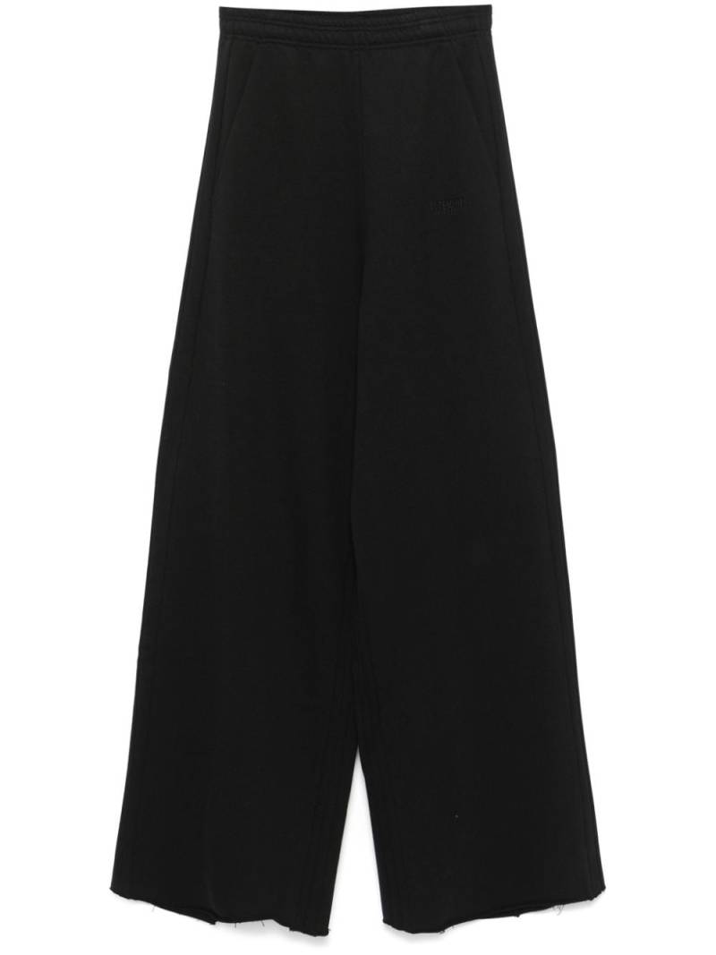 VETEMENTS wide-leg track pants - Black von VETEMENTS