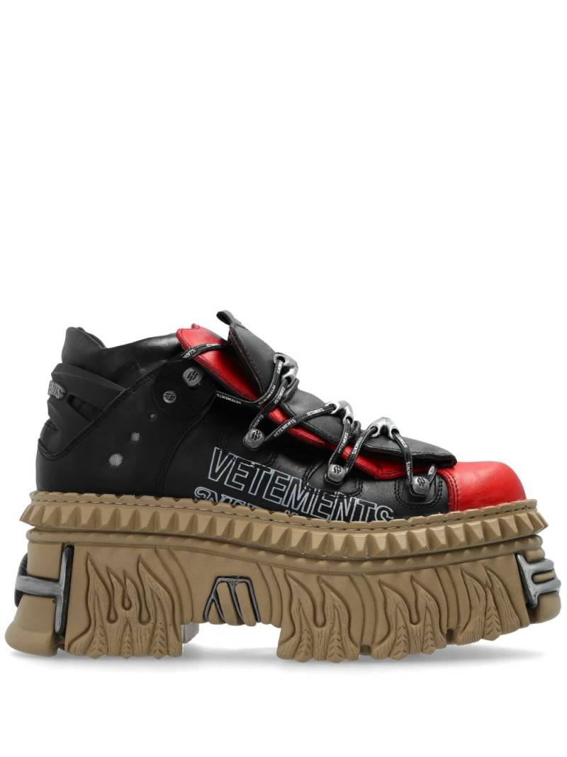 VETEMENTS x New Rock sneakers - Black von VETEMENTS