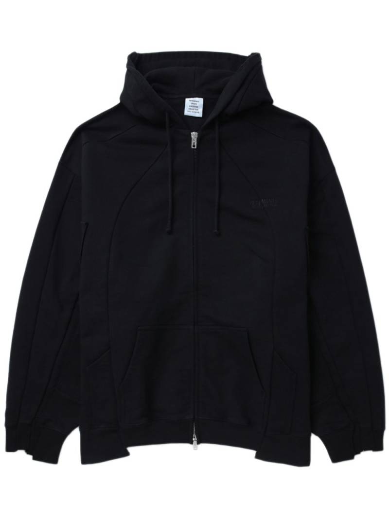 VETEMENTS zip-up hoodie - Black von VETEMENTS