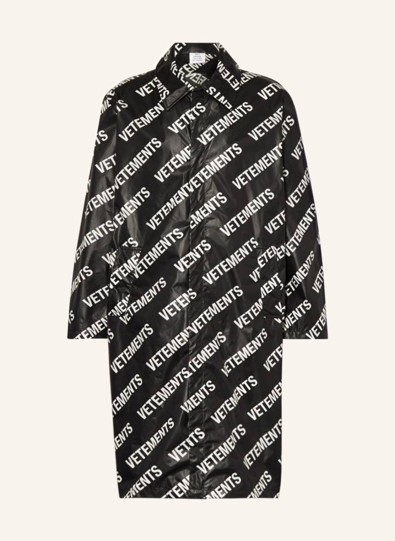 Vetements Mantel schwarz Vetements Mantel schwarz von VETEMENTS