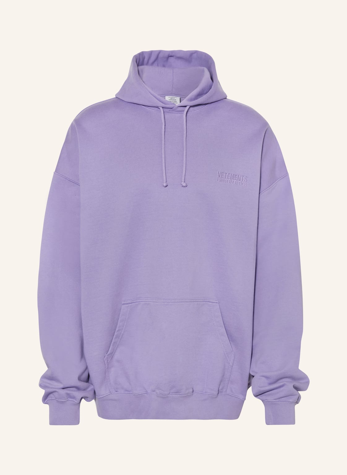 Vetements Oversized-Hoodie lila Vetements Oversized-Hoodie lila von VETEMENTS
