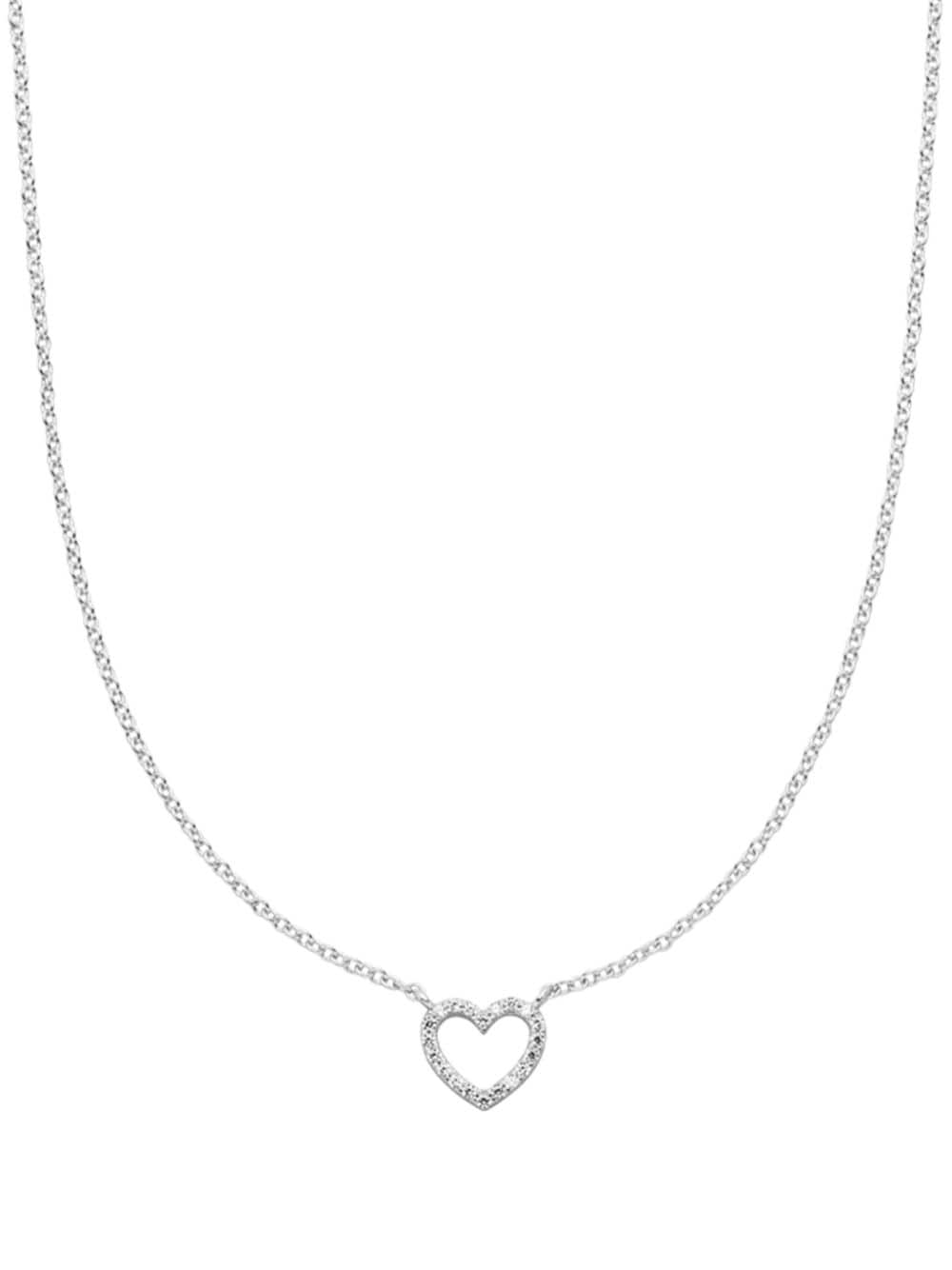 VEYNOU 14kt white gold Heart diamond necklace - Silver von VEYNOU