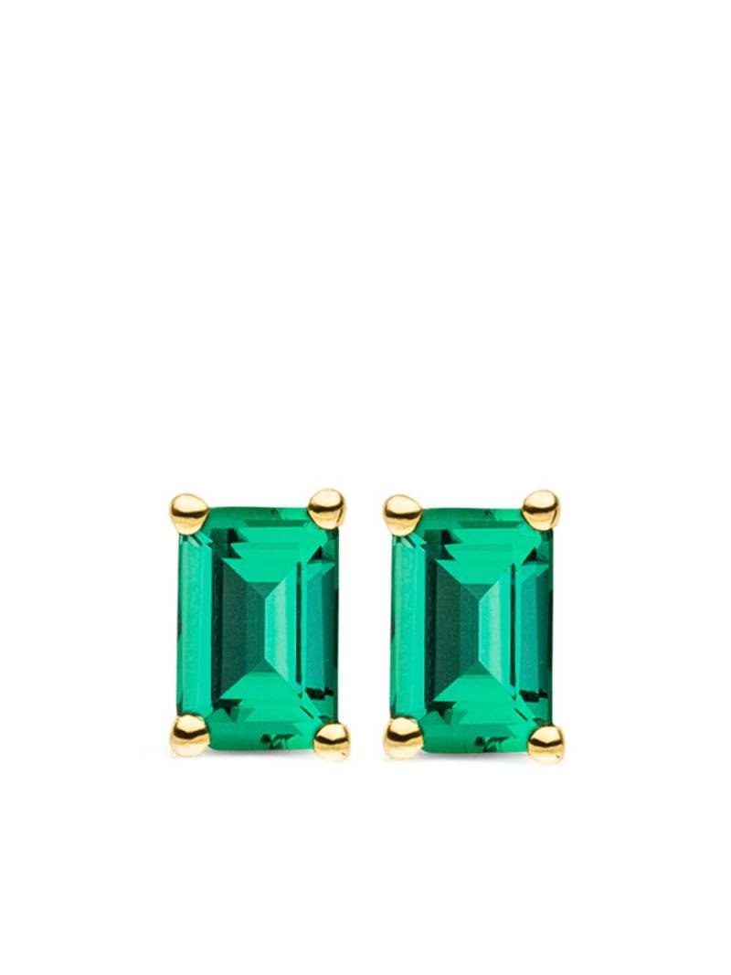 VEYNOU 14kt yellow gold Eden emerald stud earrings von VEYNOU