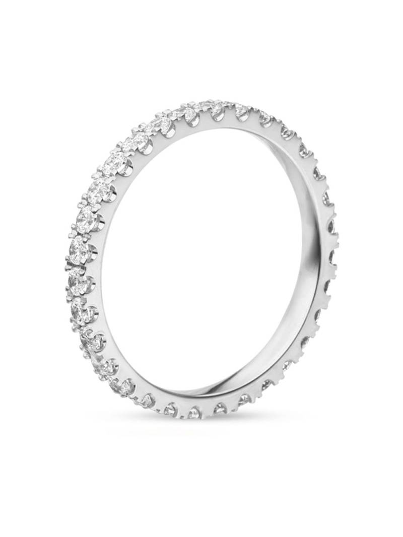 VEYNOU 18kt recycled white gold Memory diamond ring - Silver von VEYNOU