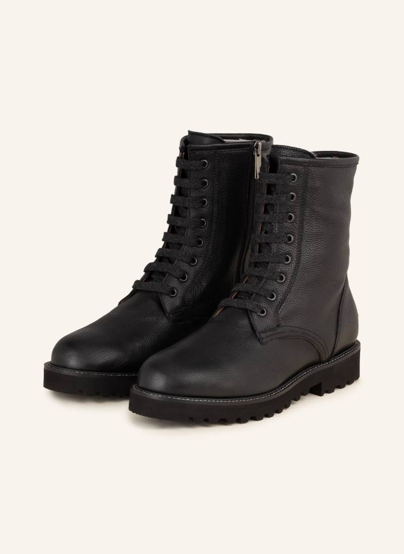 Viamercanti Schnürstiefeletten schwarz von VIAMERCANTI