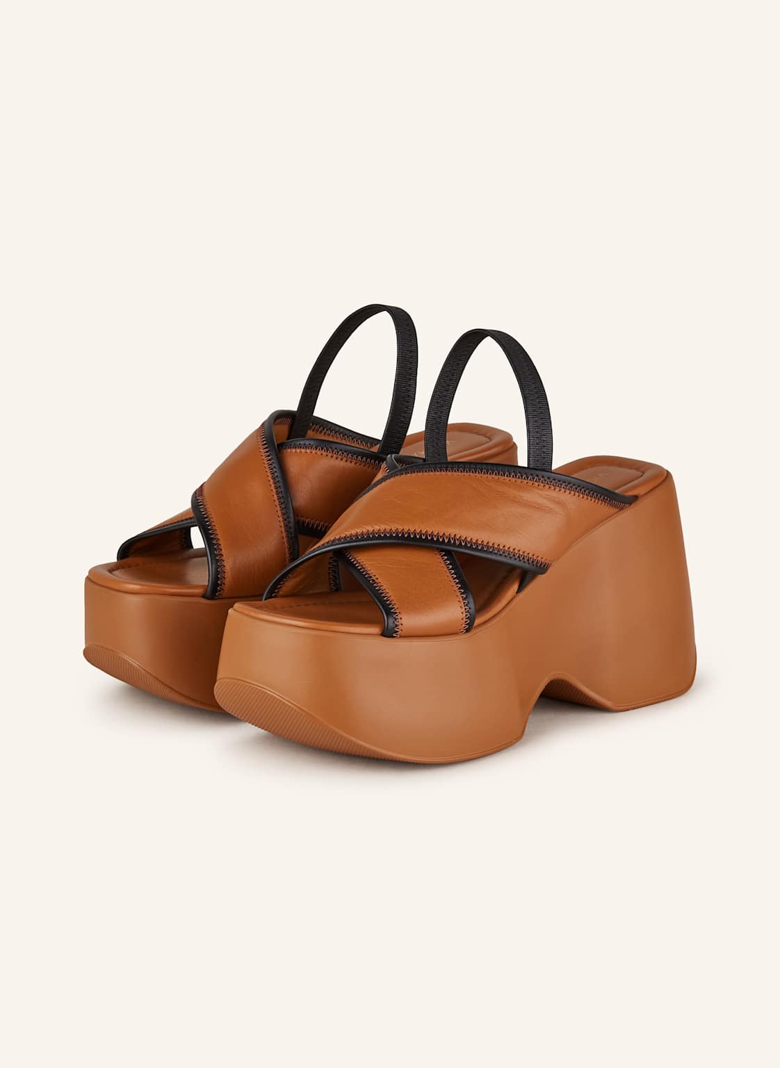 Vic Matié Plateau-Sandalen braun Vic Matié Plateau-Sandalen braun von VIC MATIÉ