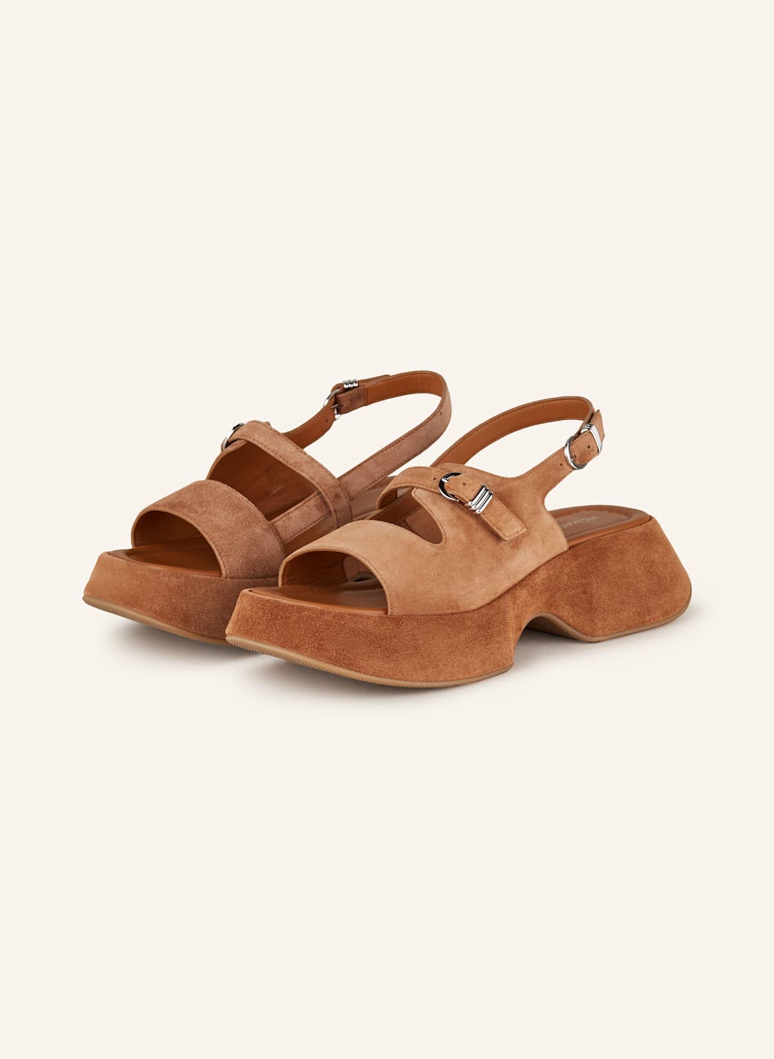 Vic Matié Plateau-Sandalen braun von VIC MATIÉ