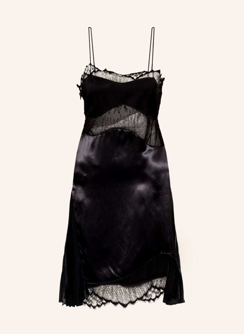 Victoriabeckham Kleid Mit Spitze schwarz von VICTORIABECKHAM