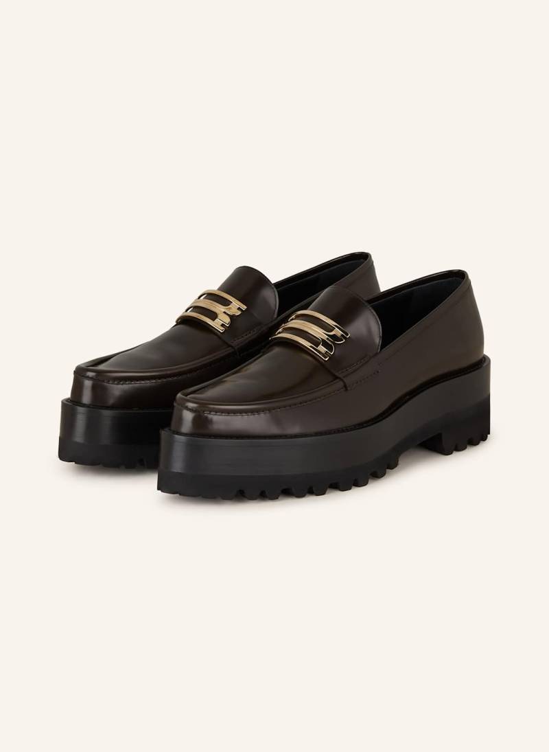 Victoriabeckham Plateau-Loafer braun von VICTORIABECKHAM