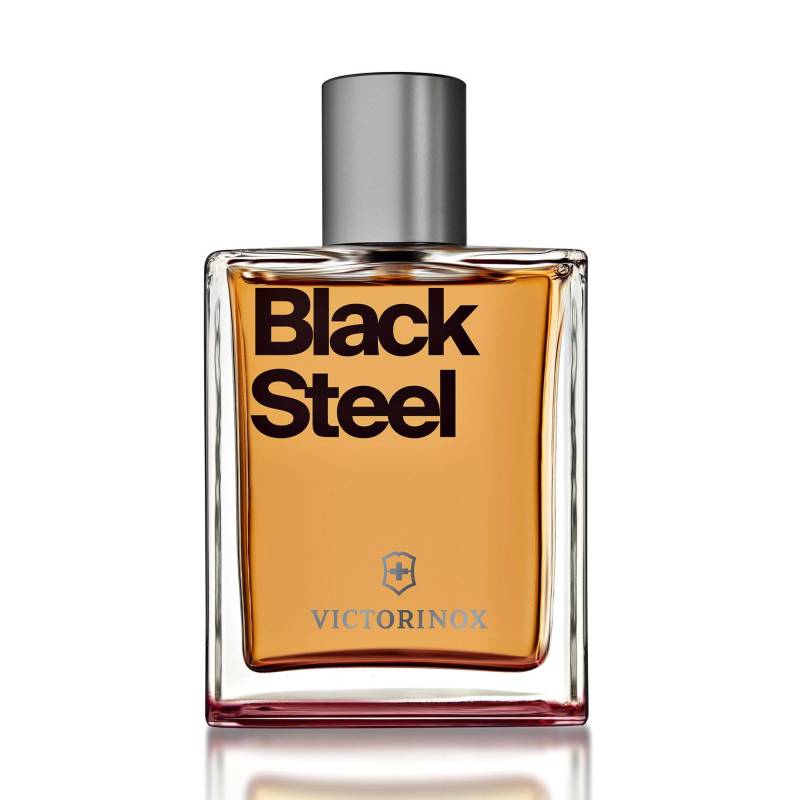 Black Steel Eau De Toilette Spray Herren  100 ml von VICTORINOX