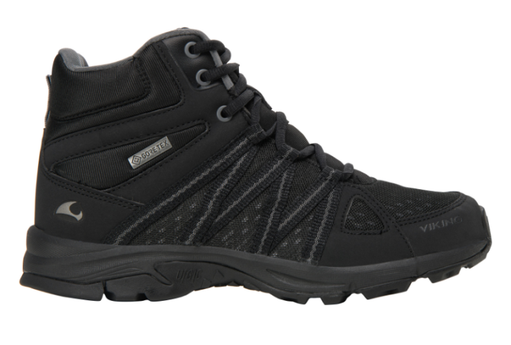 VIKING Wanderschuh DAY Mid gtx W - black/black (Grösse: 36) von VIKING