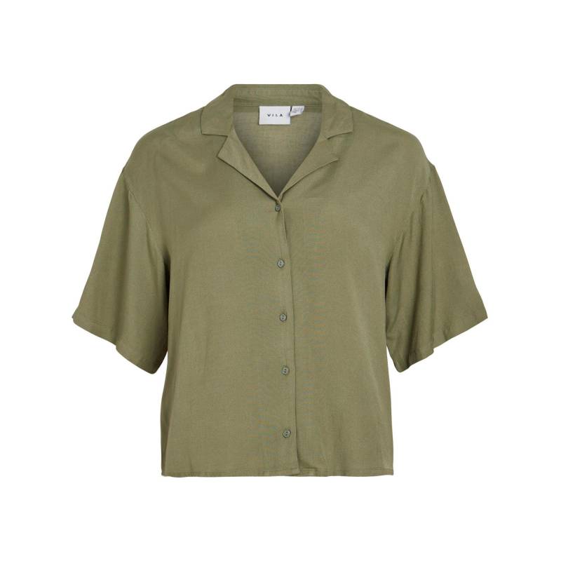 Bluse, Kurzarm Damen Olivegrün 40 von VILA