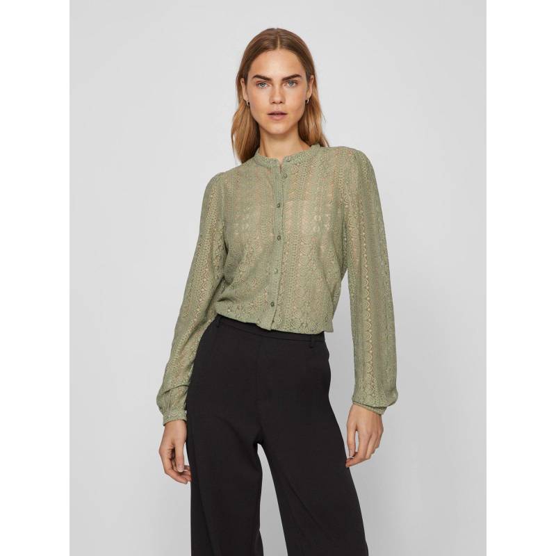 Bluse, Langarm Damen Olivegrün M von VILA