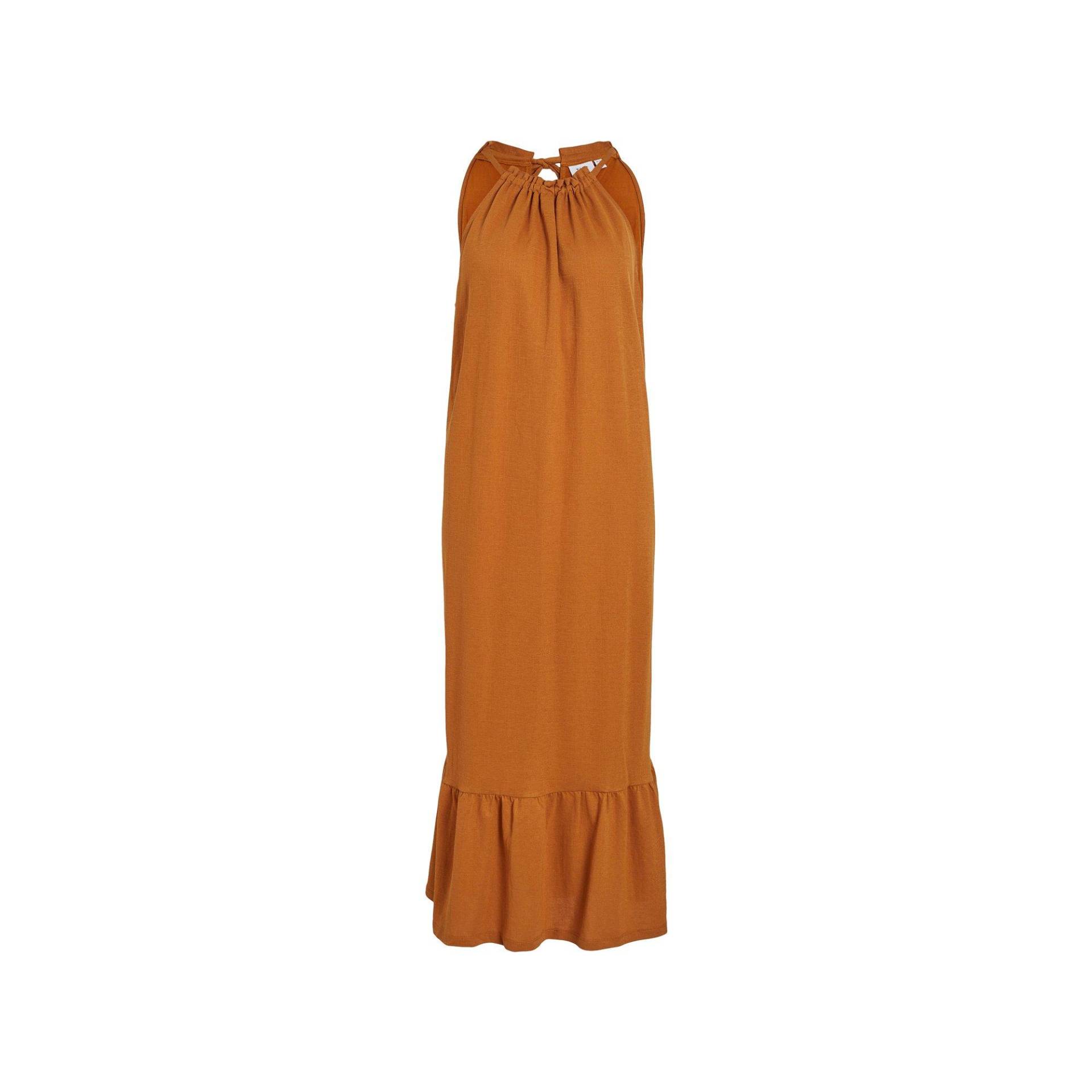 VILA - Freizeitkleid, ohne Arm, für Damen, Zimt, Größe S von VILA