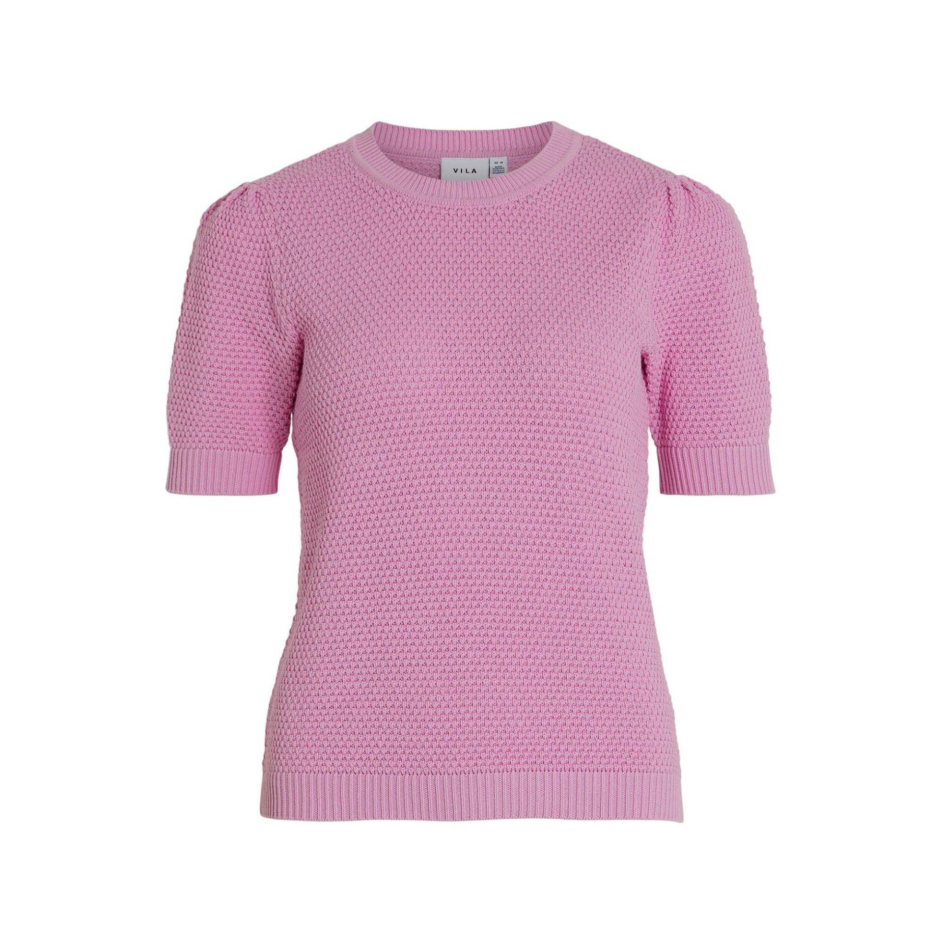 VILA - T-Shirt, kurzarm, für Damen, Rosa, Größe M von VILA