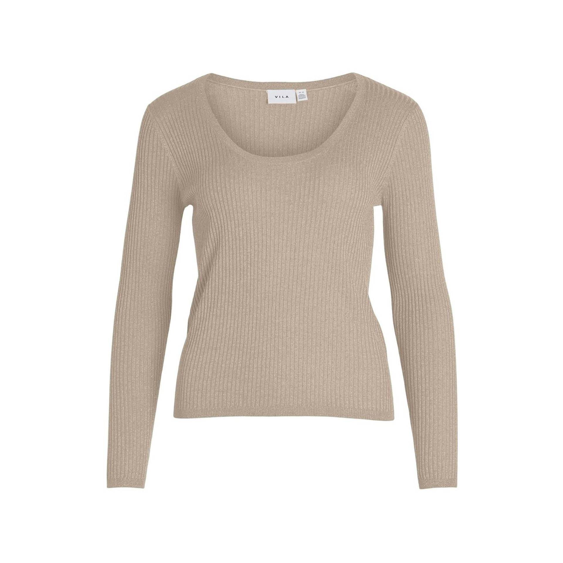 VILA - Top, für Damen, Beige Größe M von VILA