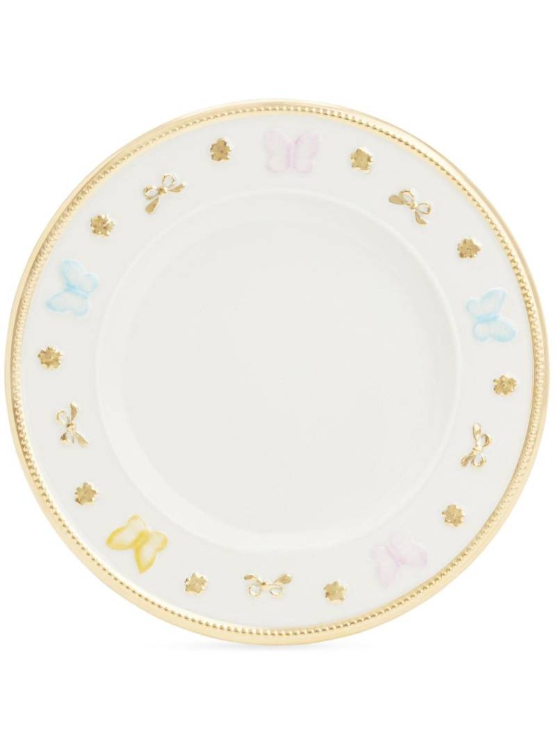 VILLARI Butterfly bread & butter plate - White von VILLARI