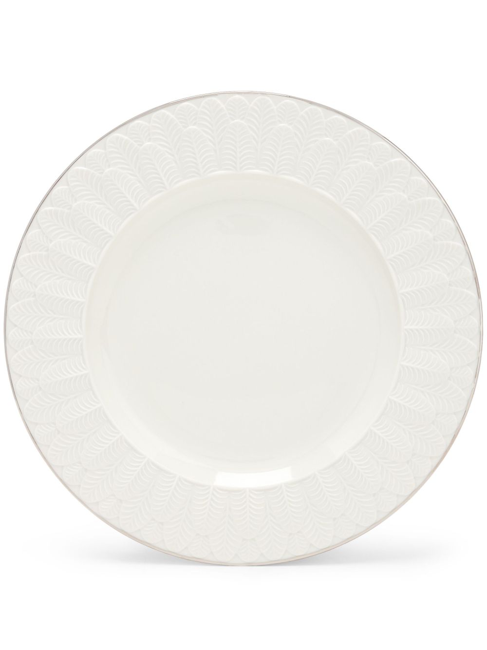 VILLARI Peacock dinner plate - White von VILLARI