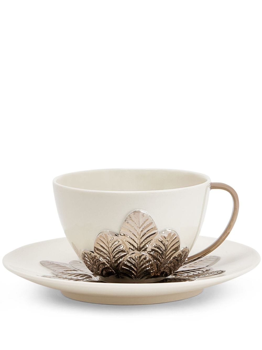 VILLARI Peacock tea cup - Neutrals von VILLARI