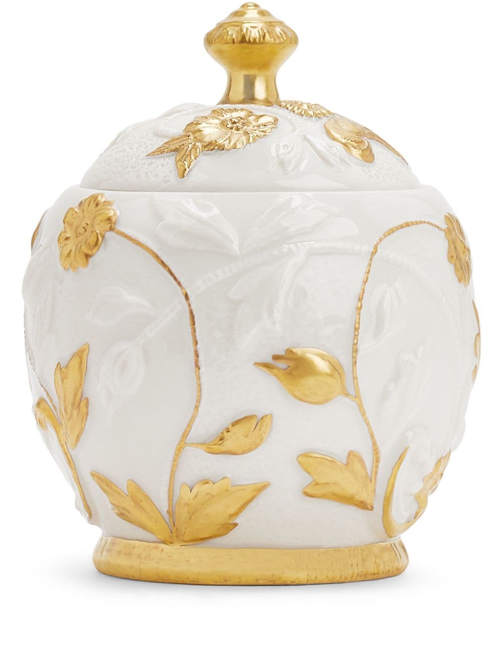 VILLARI Taormina porcelain sugar bowl (11cm) - White von VILLARI