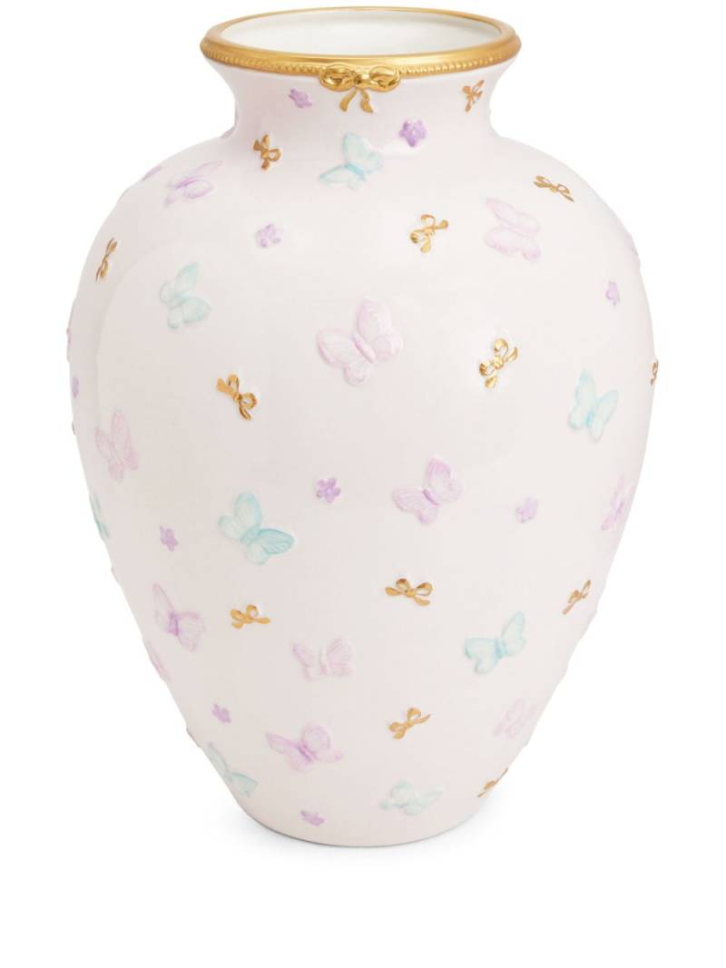 VILLARI medium Butterfly vase (31cm) - Pink von VILLARI