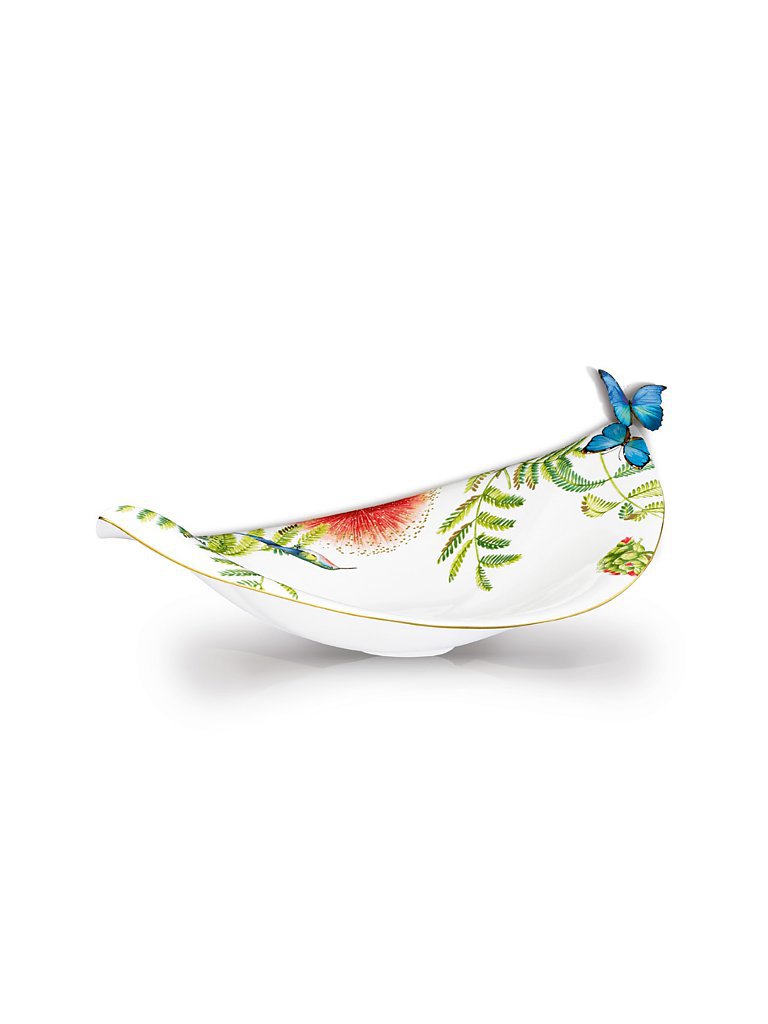 VILLEROY & BOCH SIGNATURE Blattschale Amazonia 47x38cm bunt von VILLEROY & BOCH SIGNATURE