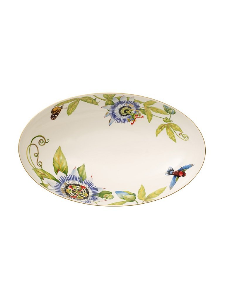 VILLEROY & BOCH SIGNATURE Schale oval Amazonia 38x22cm bunt von VILLEROY & BOCH SIGNATURE