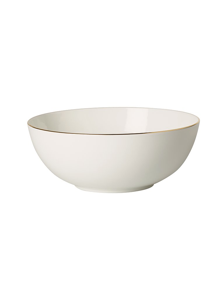 VILLEROY & BOCH SIGNATURE Schüssel rund Anmut Gold 23cm weiss von VILLEROY & BOCH SIGNATURE