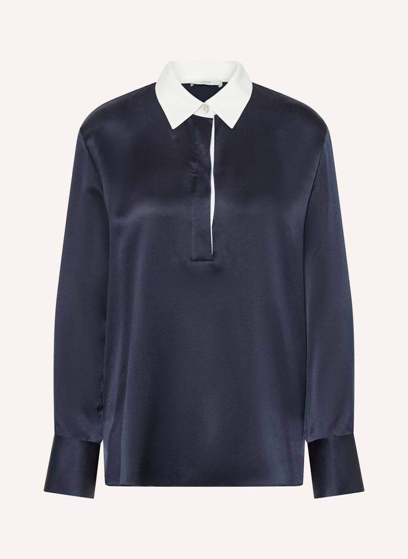 Vince Blusenshirt Aus Satin blau von VINCE