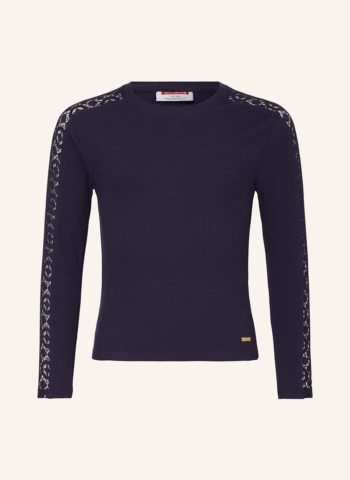 Vingino Longsleeve Jaisa Mit Spitze blau Vingino Longsleeve Jaisa Mit Spitze blau von VINGINO