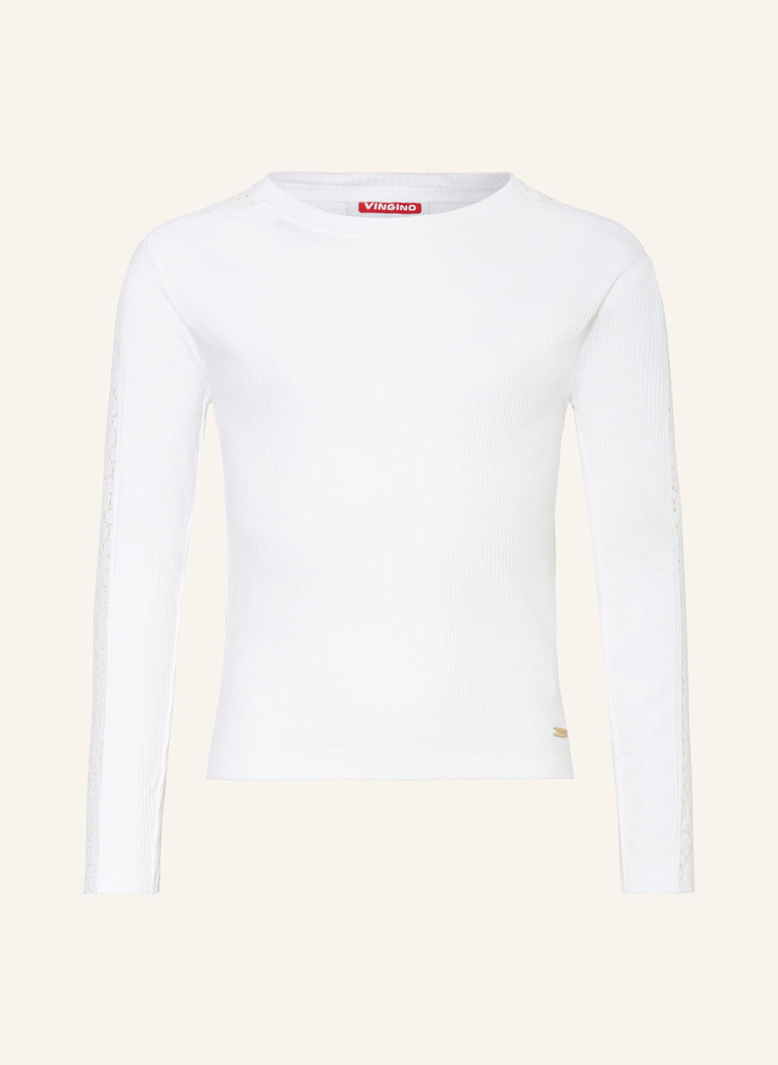 Vingino Longsleeve Jaisa Mit Spitze weiss von VINGINO