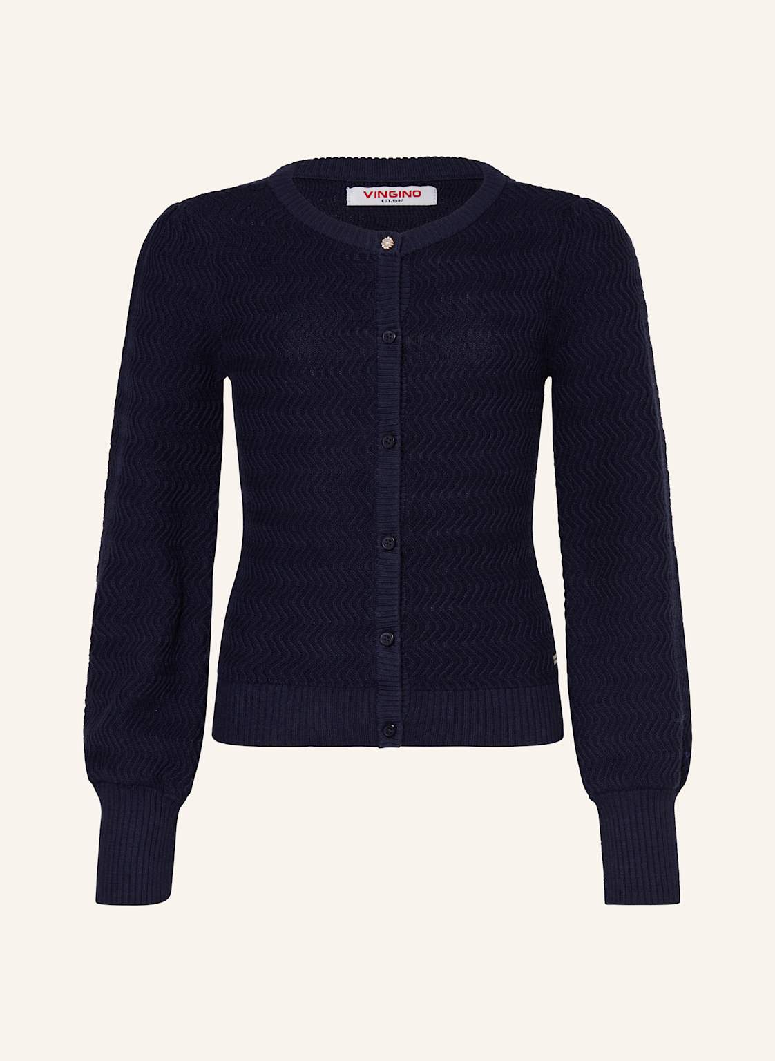 Vingino Strickjacke Marinke Mit Schmucksteinen blau Vingino Strickjacke Marinke Mit Schmucksteinen blau von VINGINO