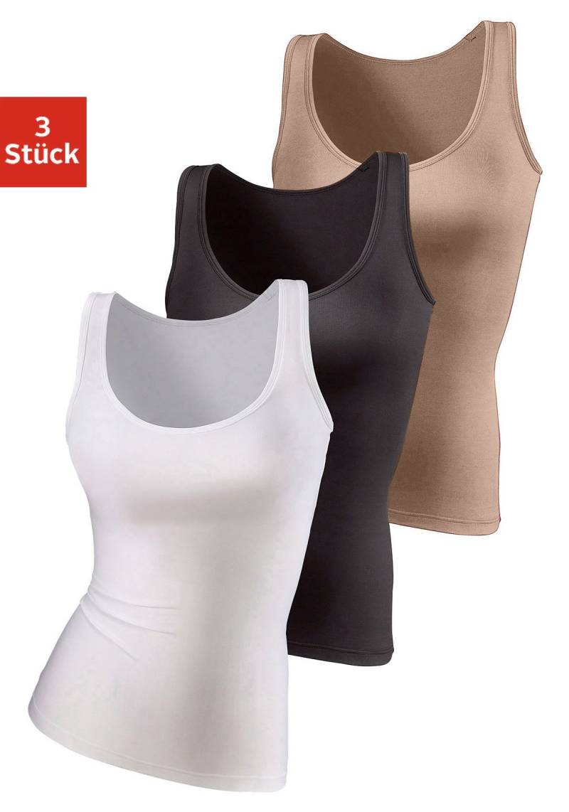 Vivance active Unterhemd, (Packung, 3er-Pack), aus weicher Microfaser, Tanktop, Unterziehshirt von Vivance active