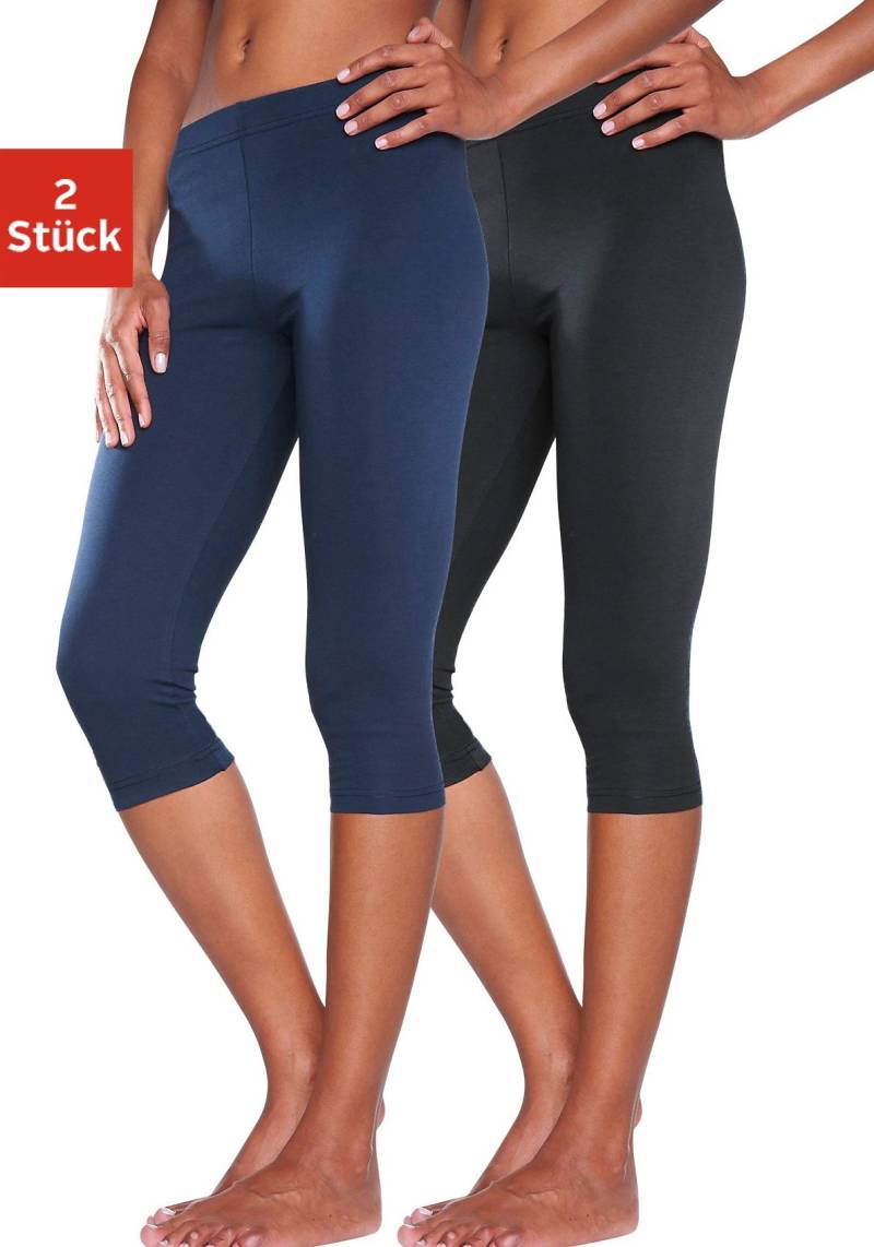 Vivance active Caprileggings, (2er-Pack), mit Gummibund, Loungewear von Vivance active