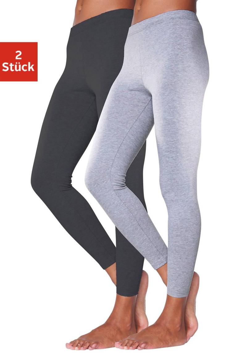 Vivance active Leggings, (2er-Pack), mit Gummibund, Loungewear von Vivance active