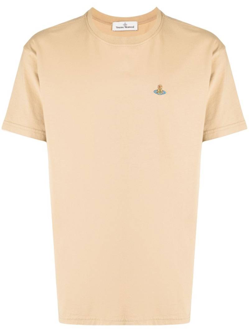 Vivienne Westwood Orb-logo short-sleeved T-shirt - Brown von Vivienne Westwood