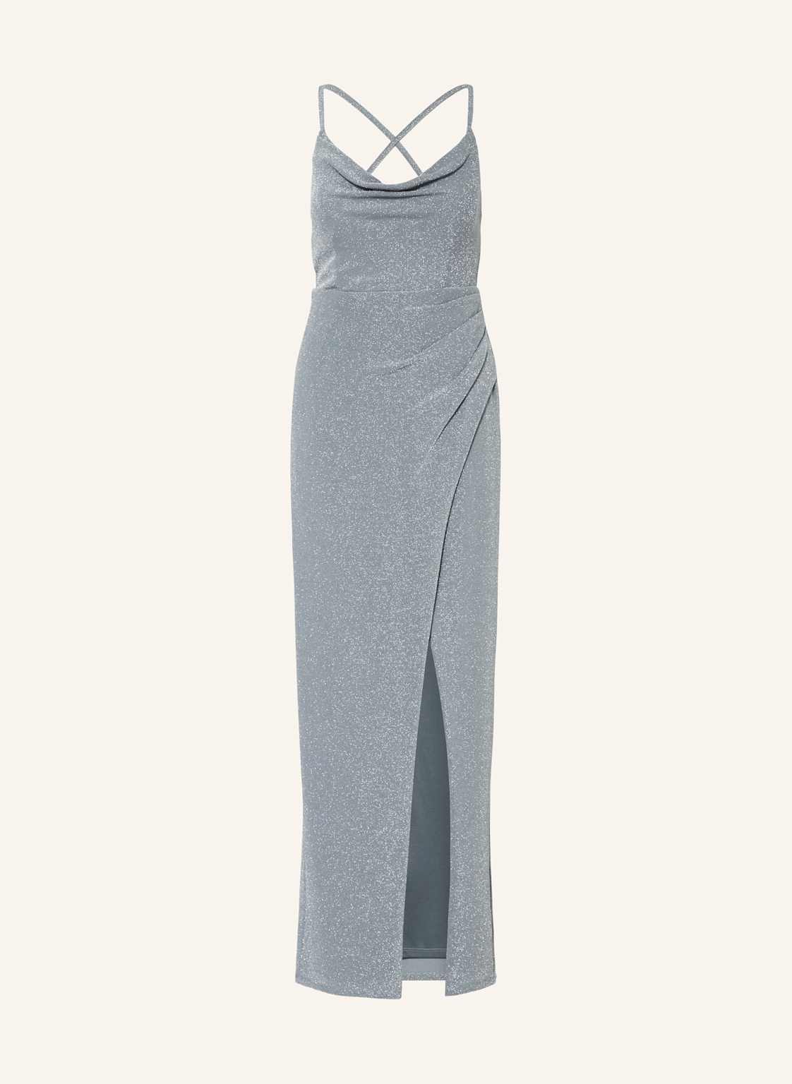 Vm Vera Mont Abendkleid Mit Glitzergarn grau Vm Vera Mont Abendkleid Mit Glitzergarn grau von VM Vera Mont