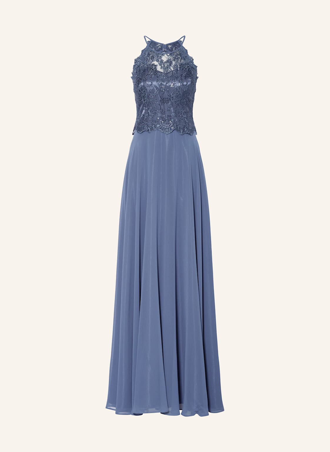 Vm Vera Mont Abendkleid Mit Pailletten blau von VM Vera Mont