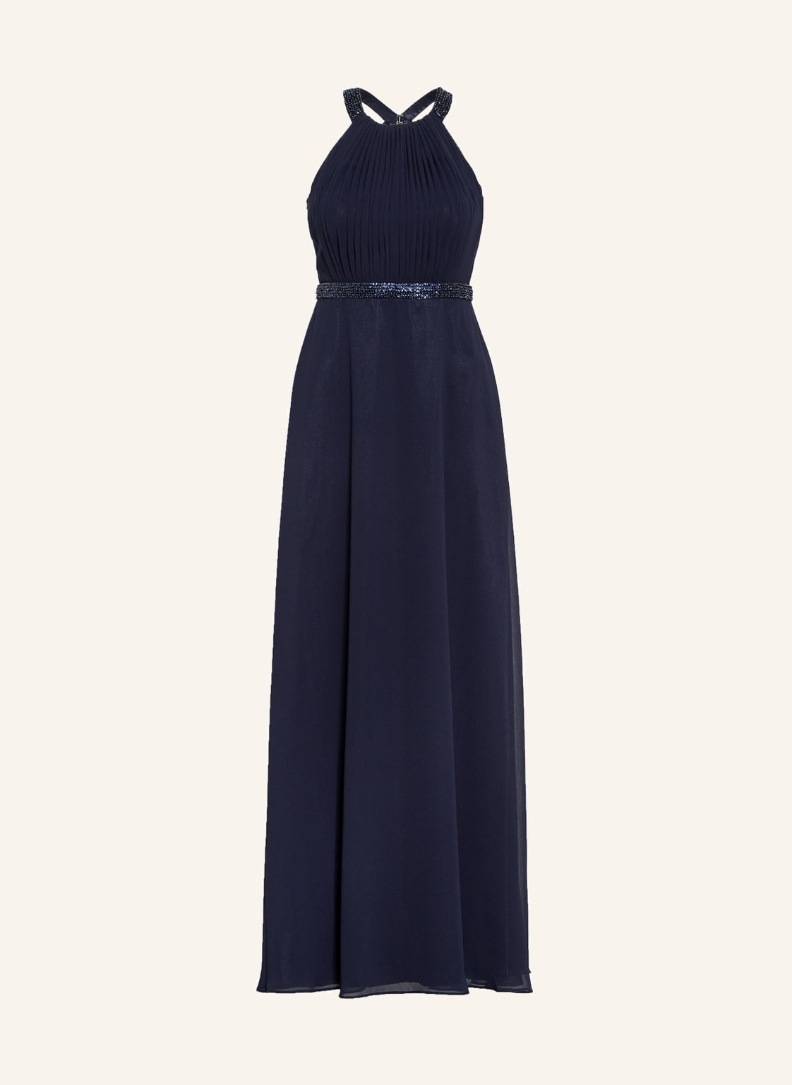 Vm Vera Mont Abendkleid Mit Schmucksteinen blau Vm Vera Mont Abendkleid Mit Schmucksteinen blau von VM Vera Mont