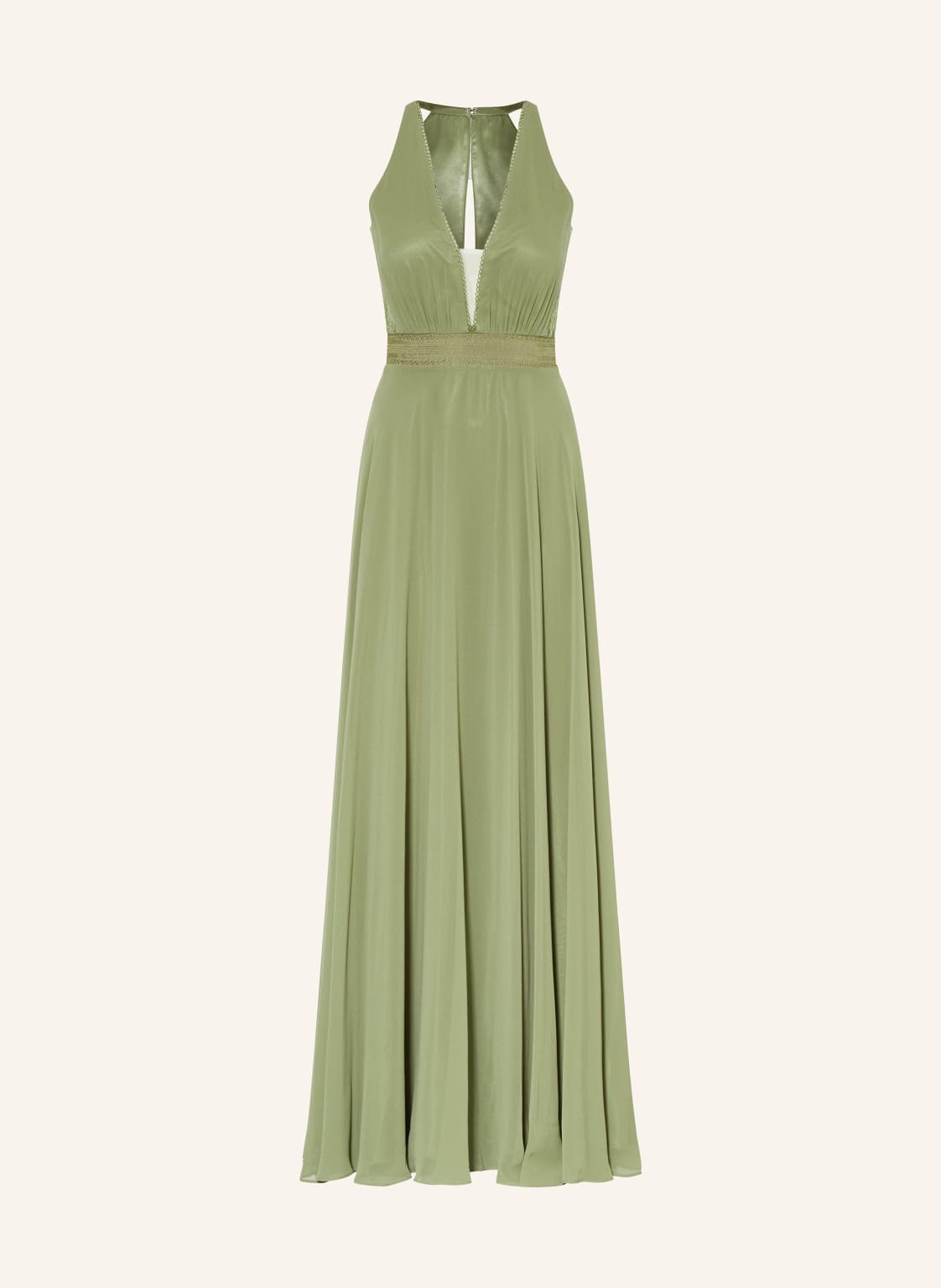 Vm Vera Mont Abendkleid Mit Spitze gruen Vm Vera Mont Abendkleid Mit Spitze gruen von VM Vera Mont