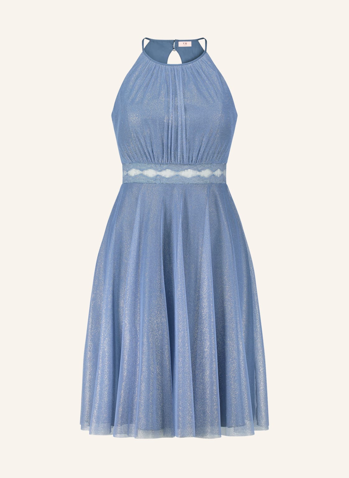 Vm Vera Mont Cocktailkleid Mit Cut-Out Und Glitzergarn blau von VM Vera Mont