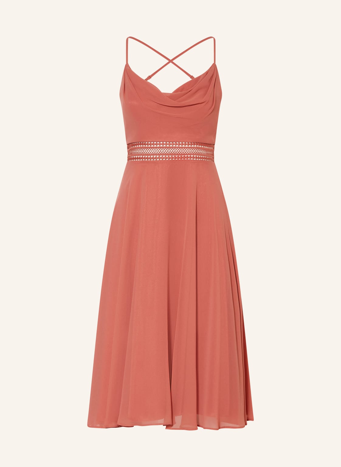 Vm Vera Mont Cocktailkleid Mit Lochspitze rot Vm Vera Mont Cocktailkleid Mit Lochspitze rot von VM Vera Mont
