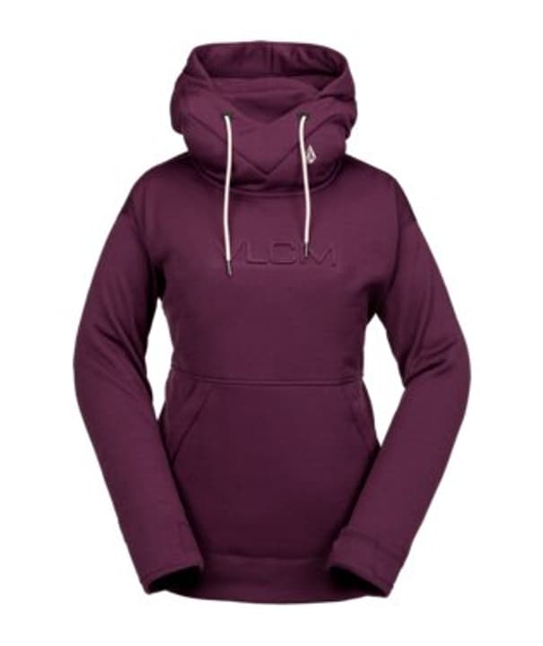 Volcom Riding Hydro Hoodie Fleecepullover aubergine von VOLCOM