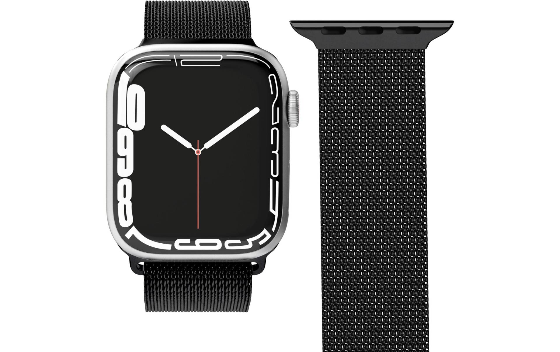 VONMÄHLEN Uhrenarmband »Milanese Loop Apple Watch 38/40/41 mm Black« von VONMÄHLEN