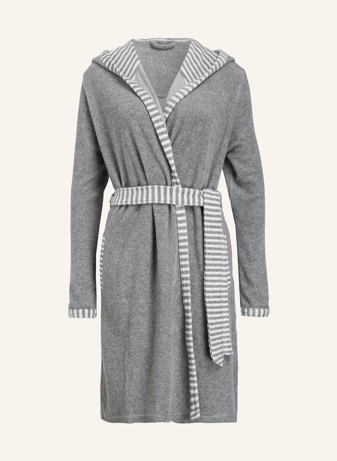 Vossen Damen-Bademantel Juno grau Vossen Damen-Bademantel Juno grau von VOSSEN