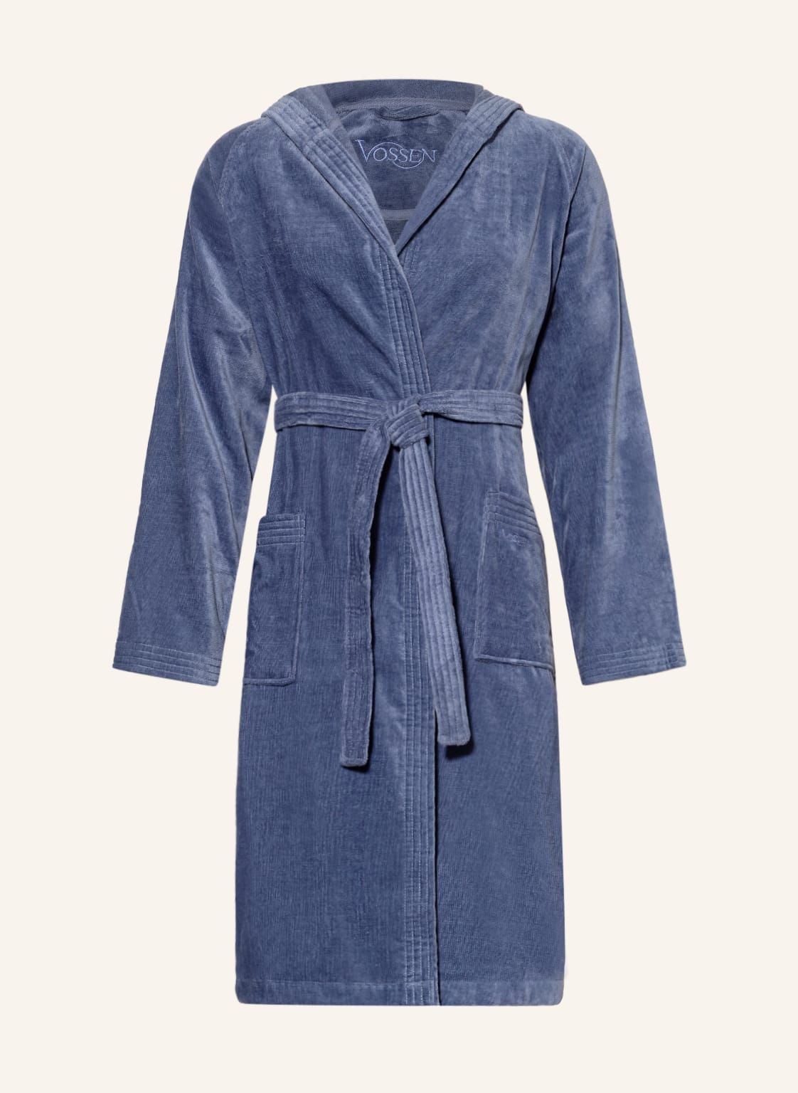 Vossen Unisex-Bademantel Texas Mit Kapuze blau Vossen Unisex-Bademantel Texas Mit Kapuze blau von VOSSEN
