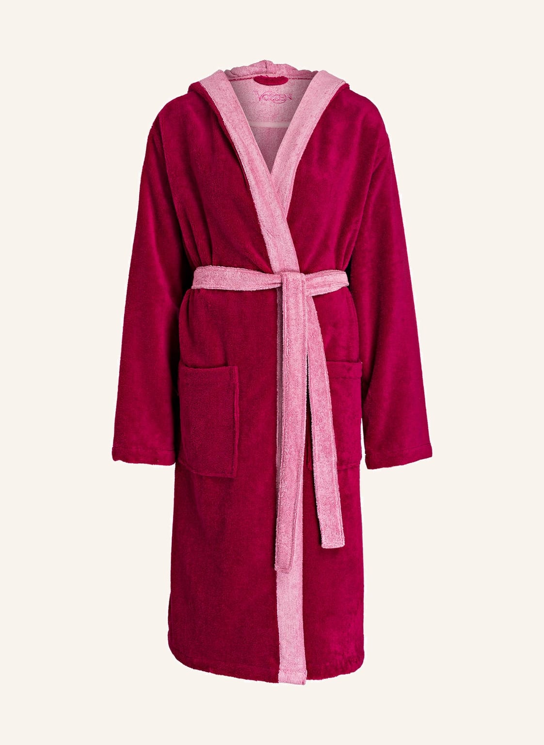 Vossen Unisex-Flanell-Bademantel Poppy pink Vossen Unisex-Flanell-Bademantel Poppy pink von VOSSEN