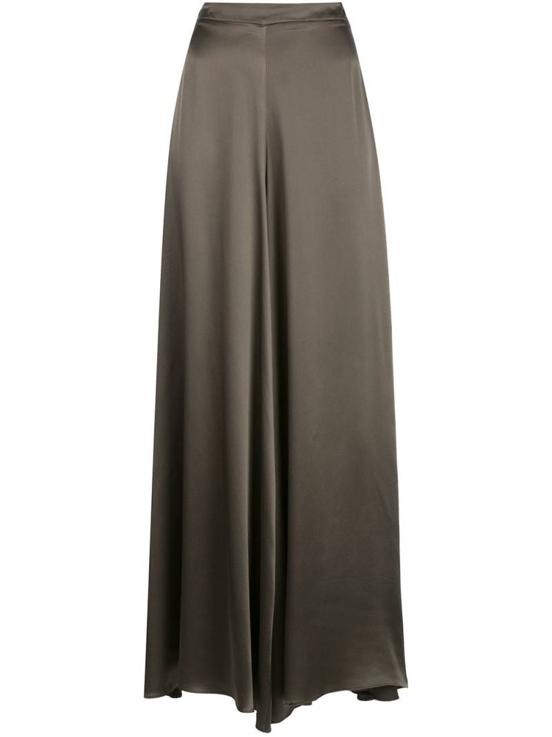 VOZ Charmeuse palazzo trousers - Brown von VOZ