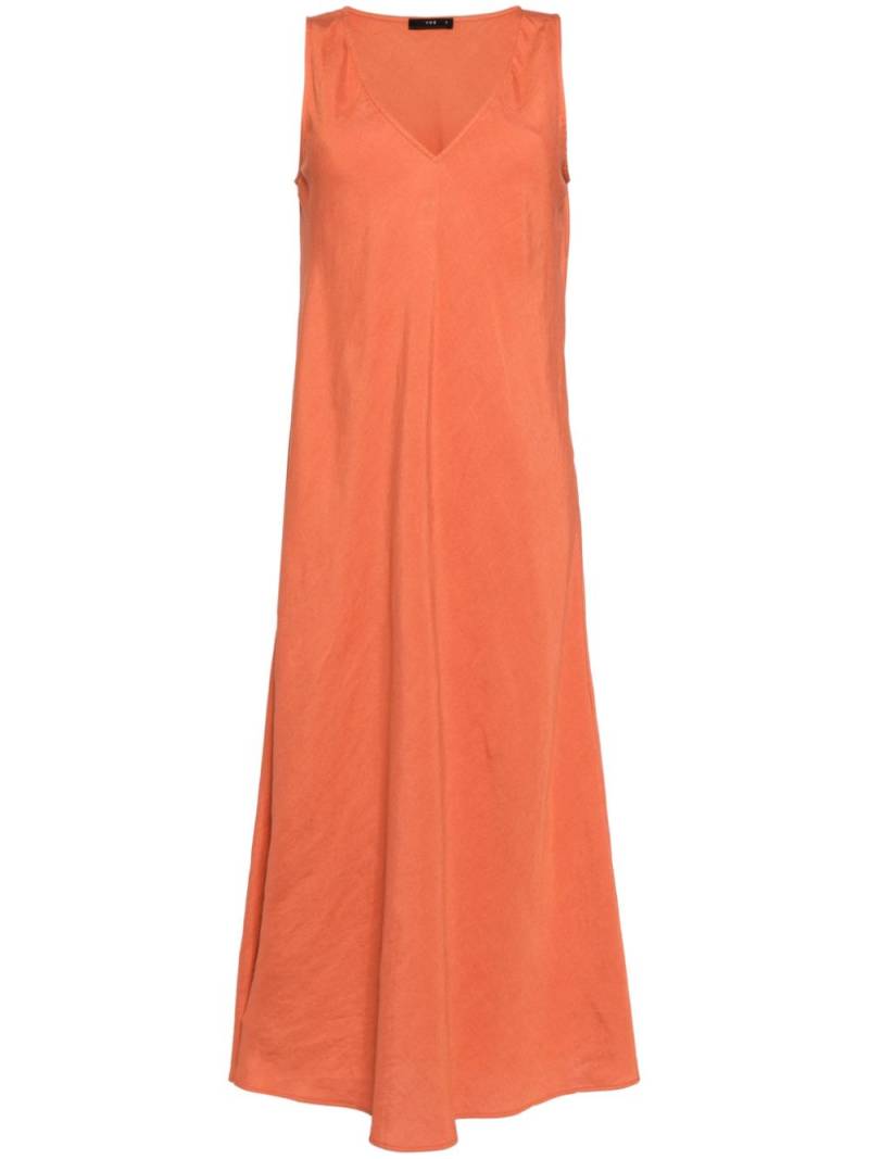 VOZ V-neck sleeveless maxi dress - Brown von VOZ